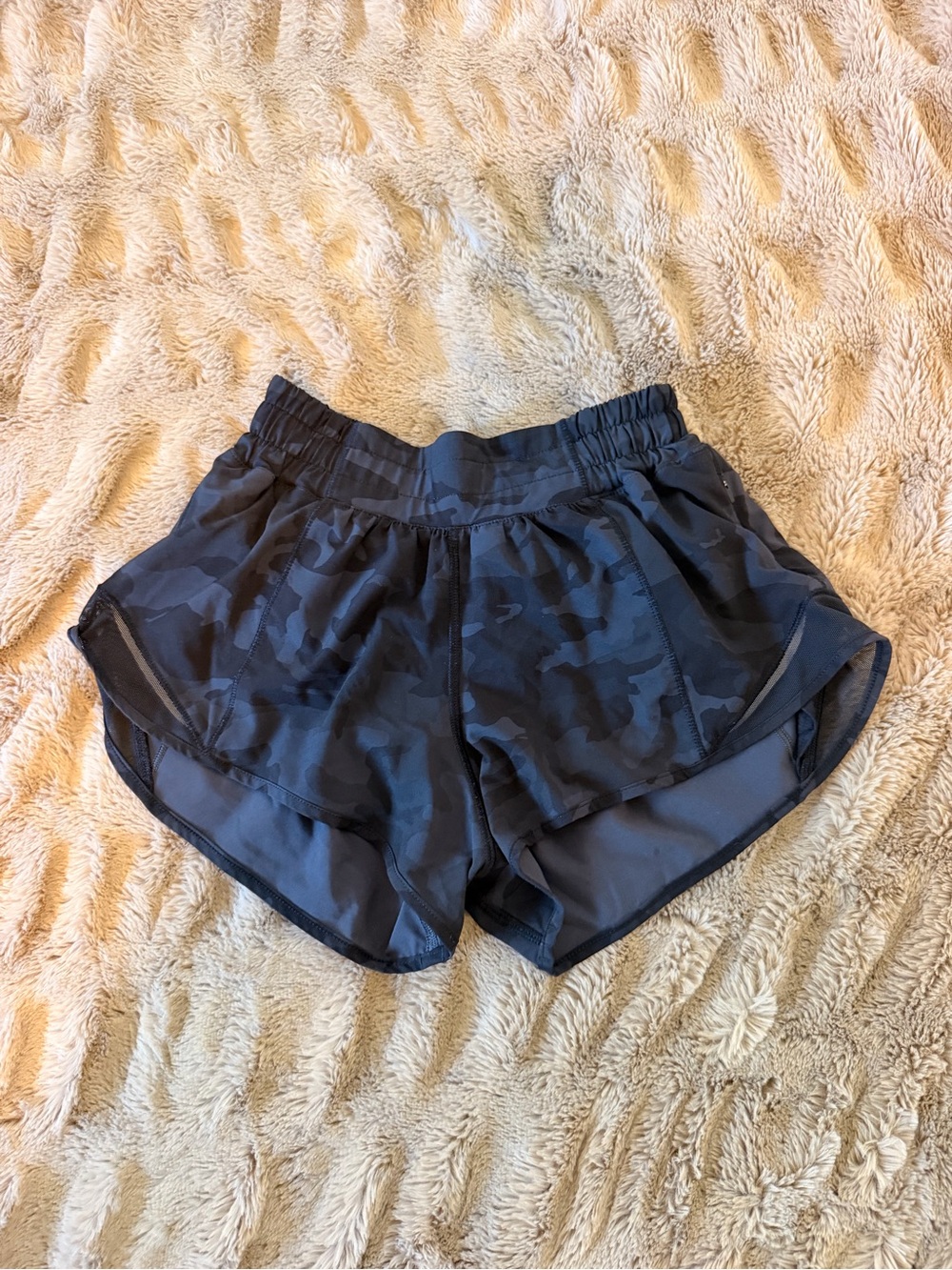 Lululemon Camo Hotty Hot Shorts